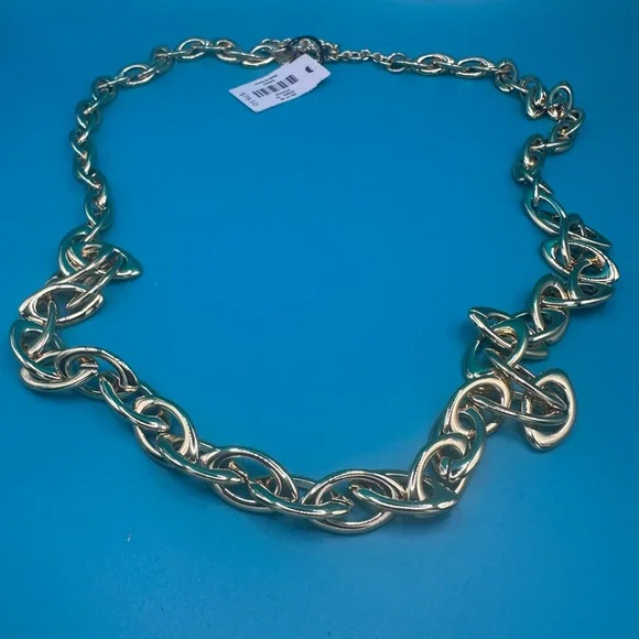 Gold Statement Necklace, adjustable! - Picture 4 of 6